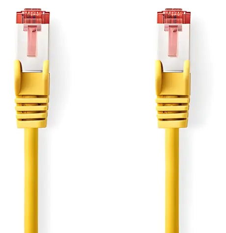 Nedis CAT6 1,5 m gelb / Netzwerkkabel / S/FTP / RJ45 - RJ45 / LSZH