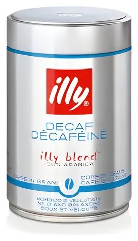 Illy Decaffeinato 250 g / Kaffeebohnen / 100 % Arabica ohne Koffein / Dose