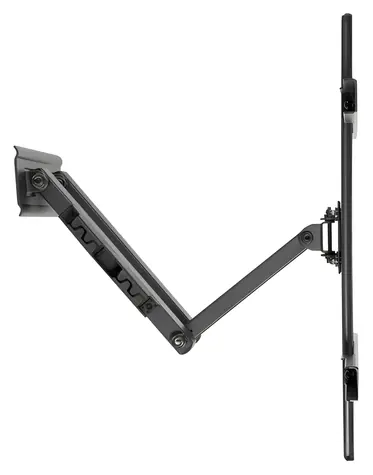 Brateck LPA36-443 schwarz / Ausziehbare Wandhalterung für Fernseher 32-75" / verstellbar / Tragkraft 50 kg / VESA 400x400