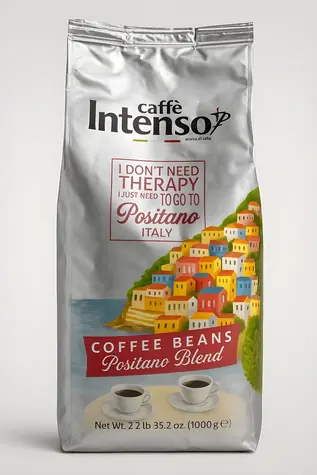 INTENSO Positano 1 kg / Kaffeebohnen / 60 % Robusta & 40 % Arabica