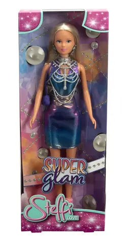 Simba Puppe Steffi Super Glam / 29 cm