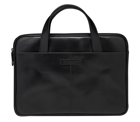 dbramante1928 Silkeborg (2. Generation) schwarz / Laptoptasche / 13" / Vollnarbenleder / abschließbar