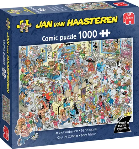 JUMBO-Puzzle JvH Beim Friseur / 1000 Teile / ab 15 Jahren