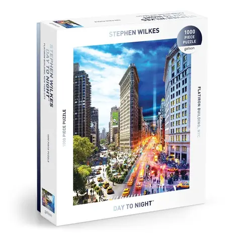 Galison Puzzle Flatiron Day to Night™ Stephen Wilkes / 1000 Teile / ab 3 Jahren
