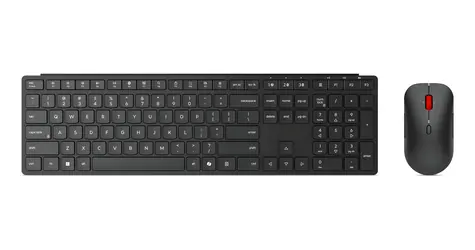 Lenovo 4X31S04810 Schwarz / Kabelloses Tastatur- und Maus-Set / RF + Bluetooth / US