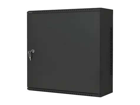 Lanberg WAF1-5203-06-00B schwarz / Wandschrank / 19" / 6 HE / 540 × 540 mm / Tragfähigkeit 60 kg