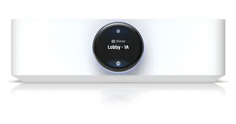 Ubiquiti UniFi PowerAmp weiß / Netzwerk-Audioverstärker / 130 W/260 W (8 /4 ) / UniFi Play / HDMI eARC