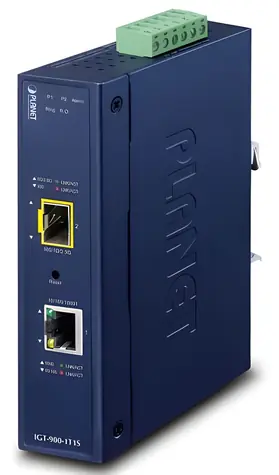 Planet Industrial 1- Port -Medienkonverter / Netzwerk-Medienkonverter / Industriedesign
