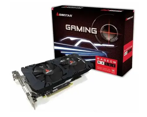 Biostar Radeon RX 580 8GB VA5815RQ82 / Grafikkarte / 1284 MHz / 8 GB GDDR5 / 256 Bit / TV-Tuner / HDMI + 2x DP
