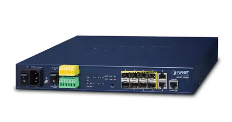Planet Switch 8- Port 100/1000Base-X 13" / Switch / 8x SFP / Rack 13"