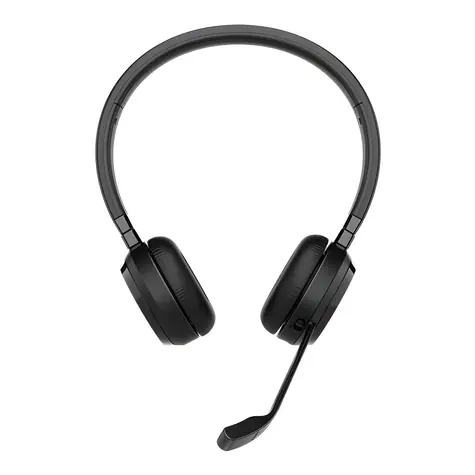JABRA Evolve 65 TE schwarz / Kopfhörer / Mikrofon / Mono / Bluetooth 5.2 / USB-A / Ständer