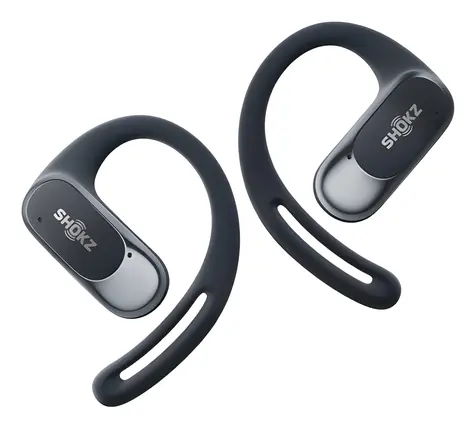 Shokz OpenFit Air schwarz / Kabellose Kopfhörer / offenes Ohr / BT 5.2 / IP54