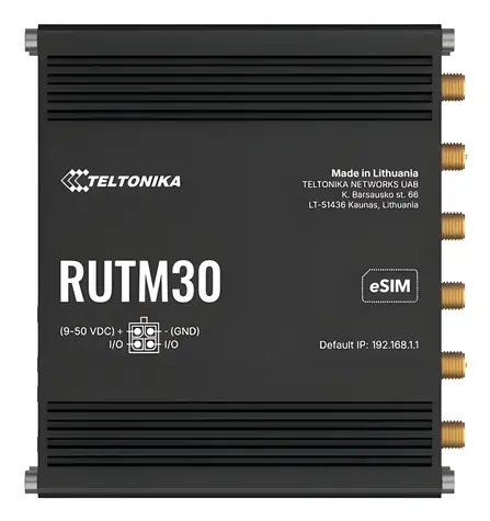 Teltonika RUTM30 / Router / Mobilfunknetz / WLAN / 5G / LTE