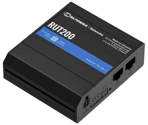 Teltonika RUT200 (EU) / Industrie-Router / 4G LTE Cat4 / Wi-Fi