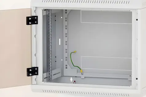 Triton RBA-12-LS6-CAX-A1 / Wandschrank / 12 HE / 600 x 595 mm / perforierte Tür 80 % / RAL 7035