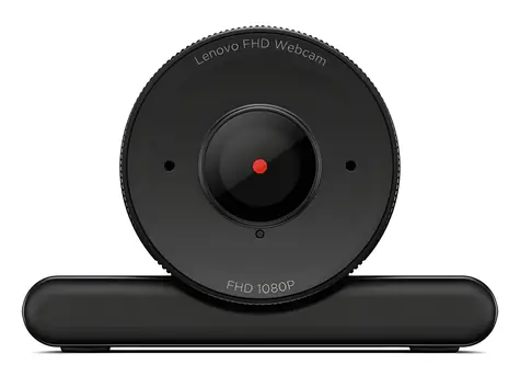 Lenovo FHD Webcam schwarz / Webcam / Full HD 1080p / 30 fps / USB / Mikrofon
