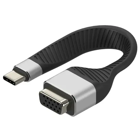 Techly ICOC-USBC-VGA / USB-C-zu-VGA-Adapter / M/F / 0,12 m