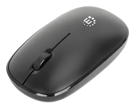 Manhattan MW3050 schwarz / Maus / Kabellos / Optisch / 1200 DPI / 3 Tasten