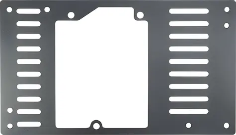 Inter-tech ATX-04 / Netzteilabdeckung / für ATX, TFX / Stahl, lackiert / grau / 150 x 86 mm