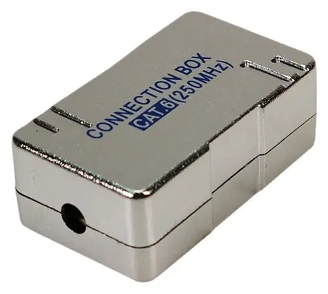 LogiLink CAT6-Anschlussdose aus Metall / Anschlussdose / LSA / Metall