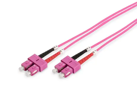 Digitus SC/SC / Optisches Patchkabel / Multimode 50/125 µm / OM4 / Duplex / 3 m