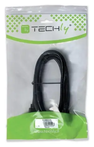 Techly DisplayPort 1.1 - HDMI Adapter schwarz / 1 m / 1920x1200 px / 10,8 Gbit/s