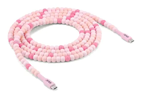 Club3D CAC-3010 pink / USB-C-Kabel / 2 m / PD 60 W / 480 Mbit/s