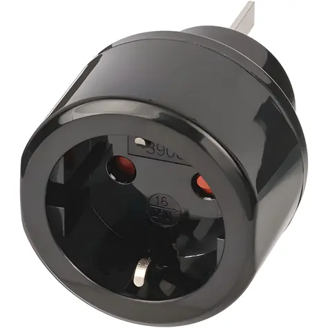 Brennenstuhl Reiseadapter DE-AU-CN schwarz / Reiseadapter / 10A/250V