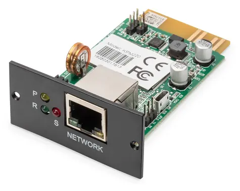 Digitus SNMP- und Webkarte V2.0 / Netzwerkkarte für USV / RS-232 / Ethernet 10/100 / SNMP