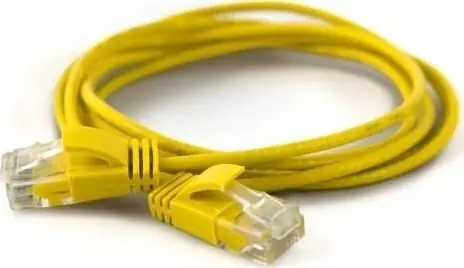 Wantec 7282 gelb / Patchkabel / Cat6a U/UTP / 0,2 m / RJ-45