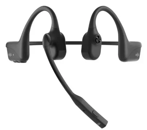 Shokz OpenComm2 UC (2025) Schwarz / Kabelloser Over-Ear-Kopfhörer mit Mikrofon / IP55 / BONE / USB-A