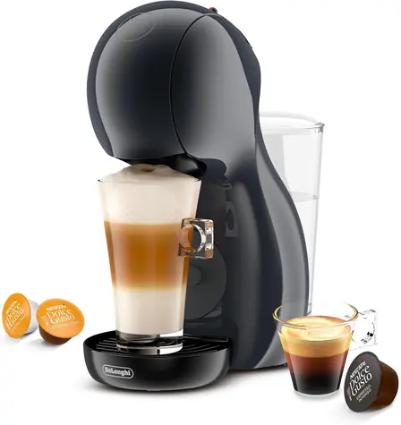 DeLonghi EDG210.A Dolce Gusto Piccolo XS schwarz / Kapselkaffeemaschine / Nescafé Dolce Gusto / 1400 W / 0,8 l