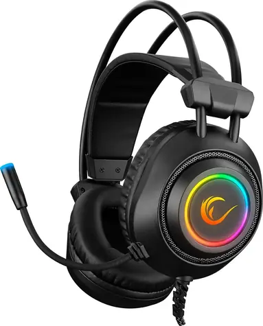 Rampage RM-K19 schwarz / Gaming-Kopfhörer / Mikrofon / RGB / USB