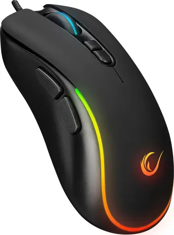 Rampage X-JAMMER V2 schwarz / Optische Gaming-Maus / 12800 DPI / RGB / kabelgebunden