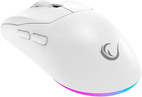 Rampage Prote M5 Pro weiß / Kabellose Gaming-Maus / Optisch / 26000 DPI / RGB-LED / 1000 Hz