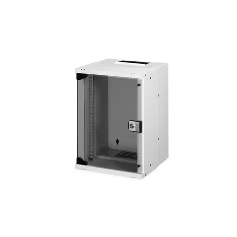 Digitus SOHO PRO 9U grau / Wandschrank / 10" / 460x315x300 mm / Glastür / IP20