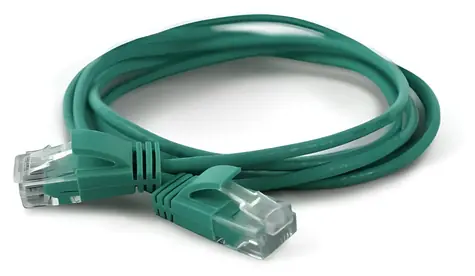 Wantec 7327 / Patchkabel / UTP Cat6a / 1 m / grün