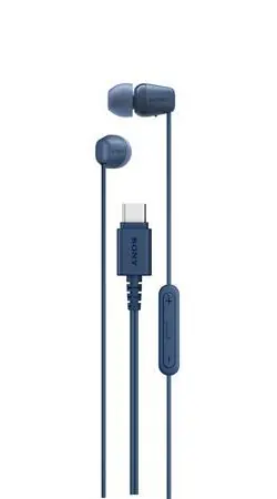 Sony IER-EX15C blau / In-Ear-Kopfhörer / Mikrofon / USB-C