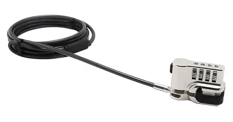 Dicota Cable für Microsoft Surface Go/Pro / Sicherheitskabelschloss / Zahlenschloss / 2 m