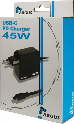 Inter-tech PD-2045 schwarz / Ladegerät / USB-C / 45 W / PD