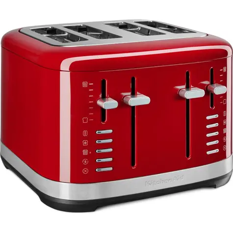 KitchenAid 5KMT4109EER rot / Toaster / 4 Scheiben / Edelstahl