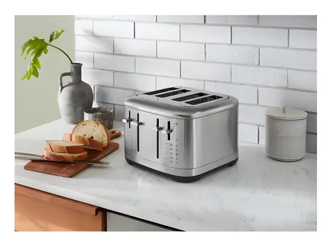 KitchenAid 5KMT4109ESX Edelstahl / Toaster / 4 Toasts / 1640 W