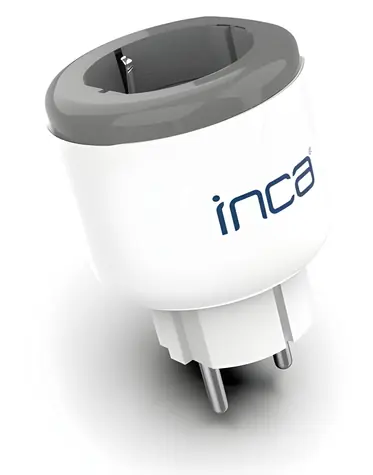 INCA IWA-283 weiß / Intelligente Steckdose / WLAN / 16 A / Sprachsteuerung