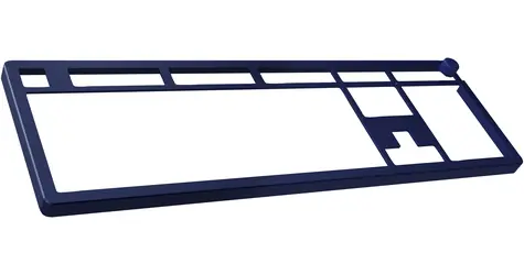 HyperX Alloy Rise Deckplatte marineblau / Tastatur-Deckplatte / kompatibel mit HyperX Alloy Rise