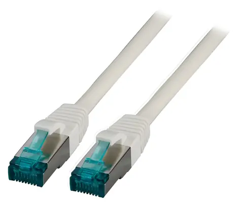 EFB CAT6A S/FTP grau / Patchkabel / RJ-45 / 10-Gigabit-Ethernet / LSZH / 10 m