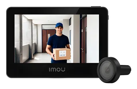 Imou VD1-5M0S schwarz / Intelligenter Türspion / 5 MP / WLAN / 4,3"-Display / 4800 mAh