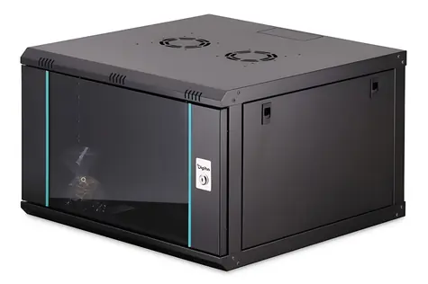 Digitus DN-37103 Dynamic-N schwarz (RAL 9005) / Wandschrank / 19" / 7U / 600x600 mm / unmontiert