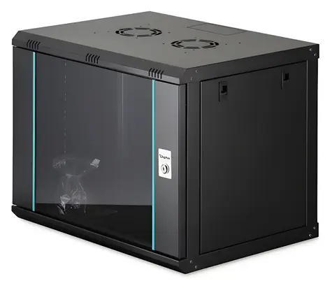 Digitus DN-37105 Dynamic-N schwarz / Wandschrank / 9 HE / 600 × 450 mm / unmontiert
