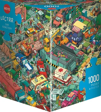 HEYE Puzzle Schrottplatz / 1000 Teile
