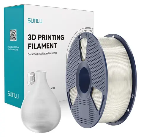 Sunlu PETG-Filament transparent / 3D-Drucker-Filament / PETG / 1 kg